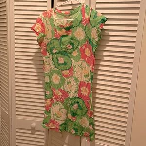 Classic pink and green Lilly Pulitzer dress